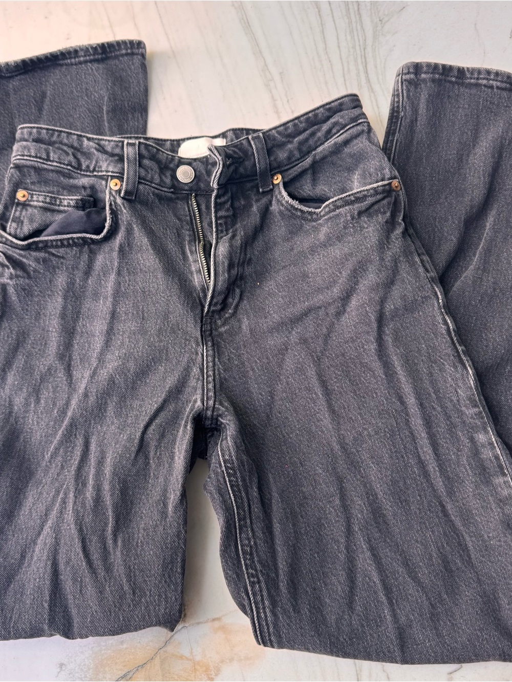 H&M Men's Charcoal Straight Jeans